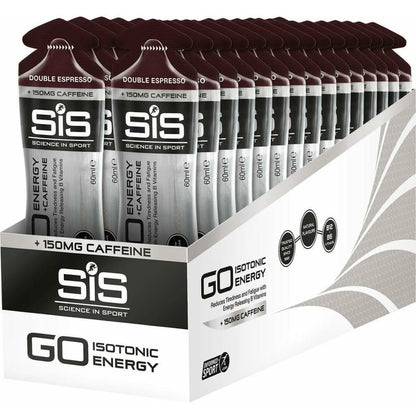 SiS Go Energy Gel Plus Caffeine 60ml (Box of 30) 50253243227566 - Start Fitness