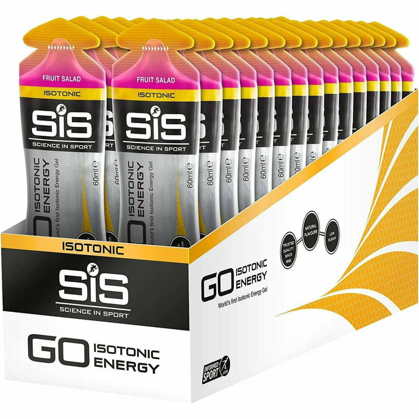 SiS GO Isotonic Energy Gels 60ml (Box of 30) 5025324004270 - Start Fitness