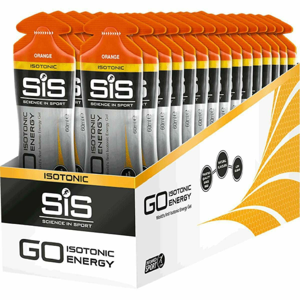 SiS GO Isotonic Energy Gels 60ml (Box of 30) 5025324302055 - Start Fitness