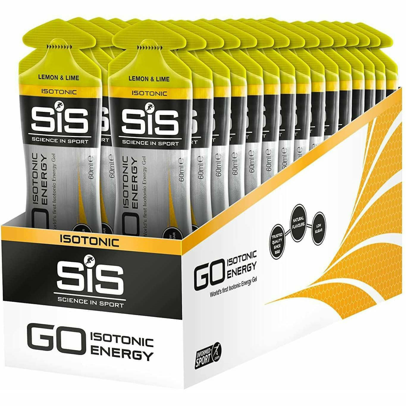 SiS GO Isotonic Energy Gels 60ml (Box of 30) 50253243022529 - Start Fitness