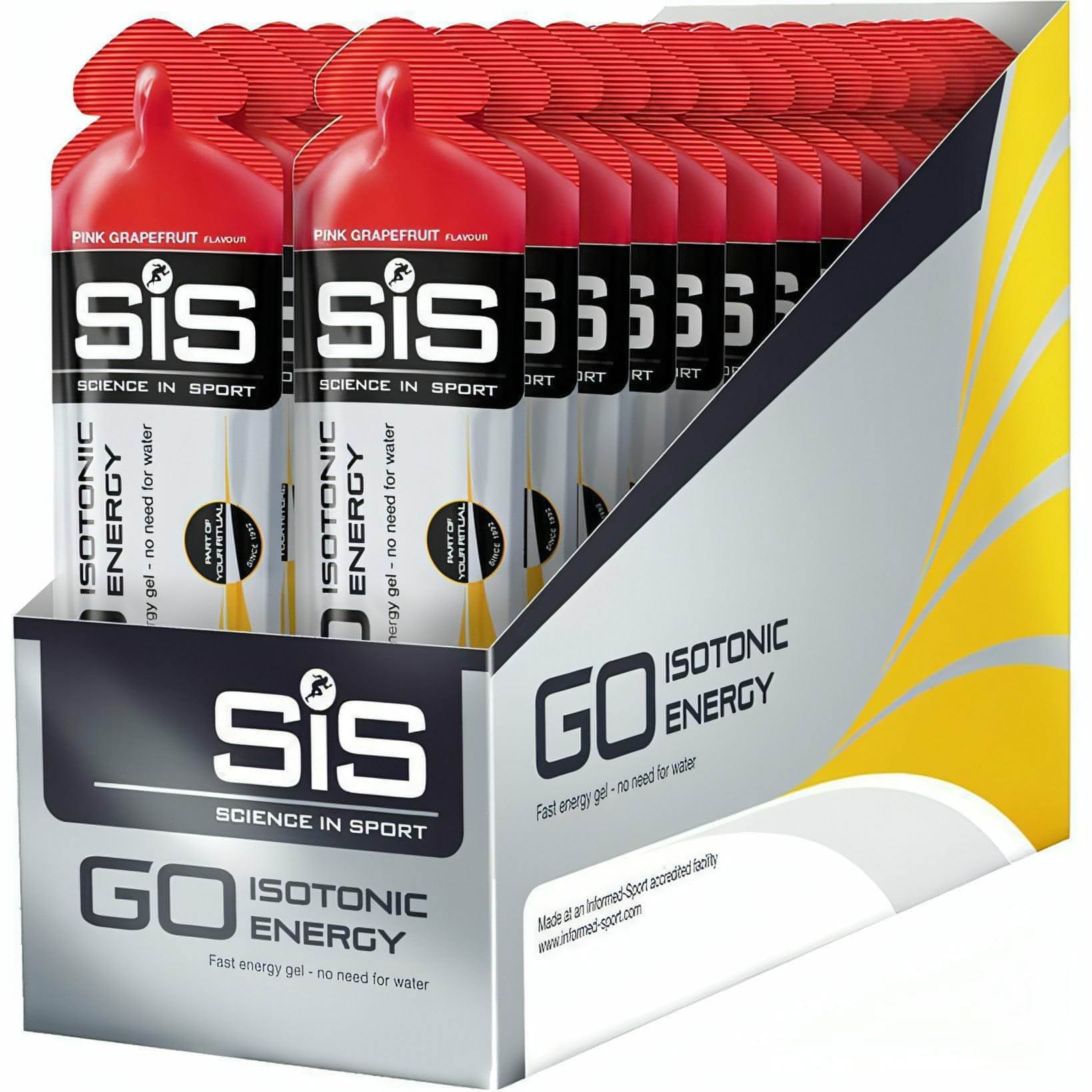 SiS GO Isotonic Energy Gels 60ml (Box of 30) 50253243024509 - Start Fitness