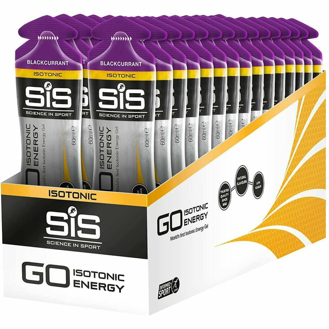 SiS GO Isotonic Energy Gels 60ml (Box of 30) 5025324302956 - Start Fitness