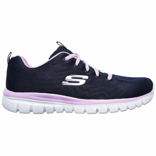 Skechers Graceful Womens Training Shoes - Navy - Start Fitness