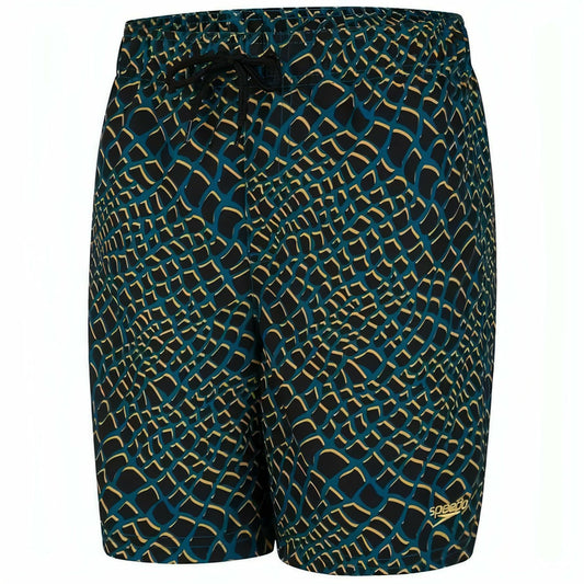 Speedo JunglePuzzle 15 Inch Junior Swim Shorts - Black - Start Fitness
