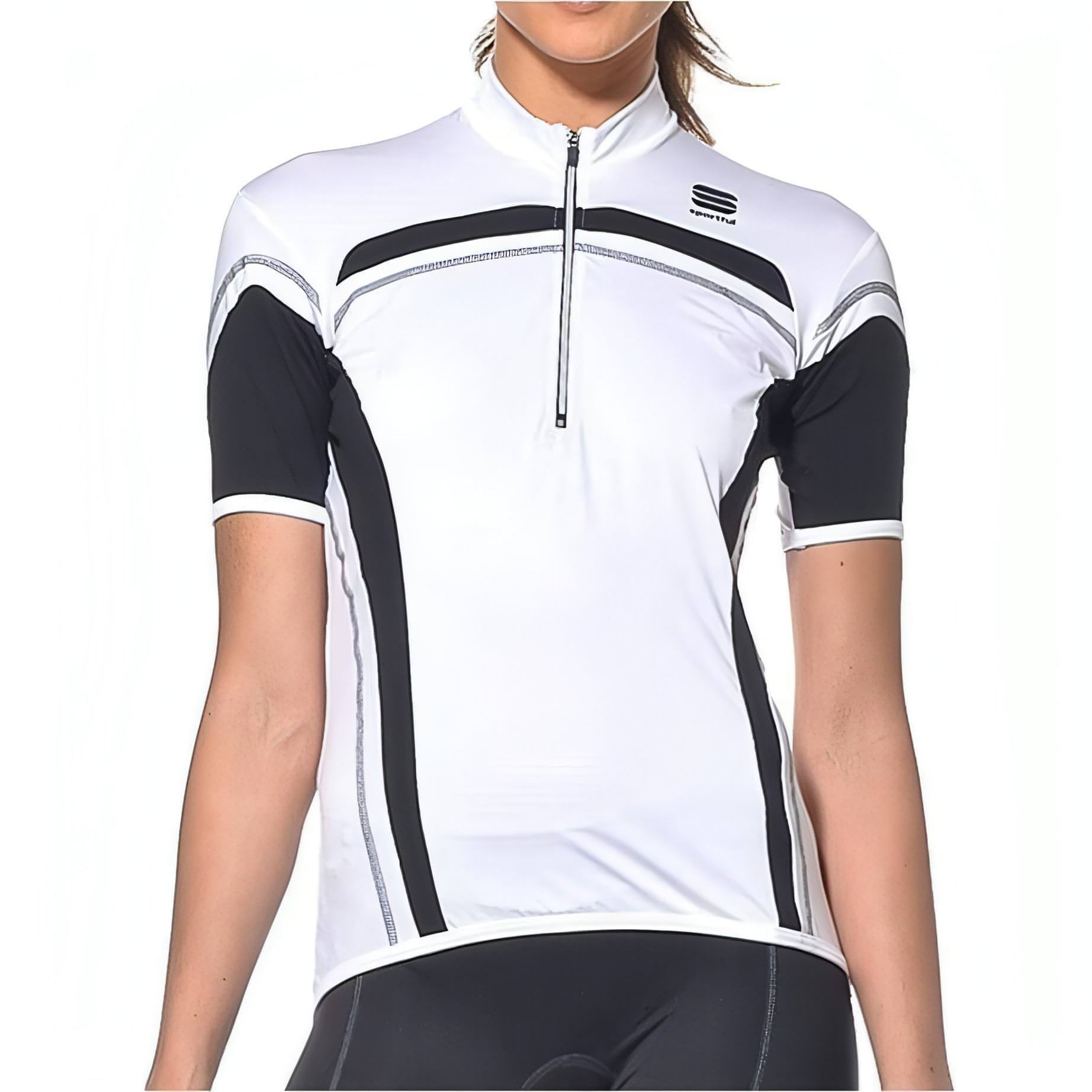 Sportful Anakonda 12 Short Sleeve Womens Cycling Jersey - White - Start Fitness