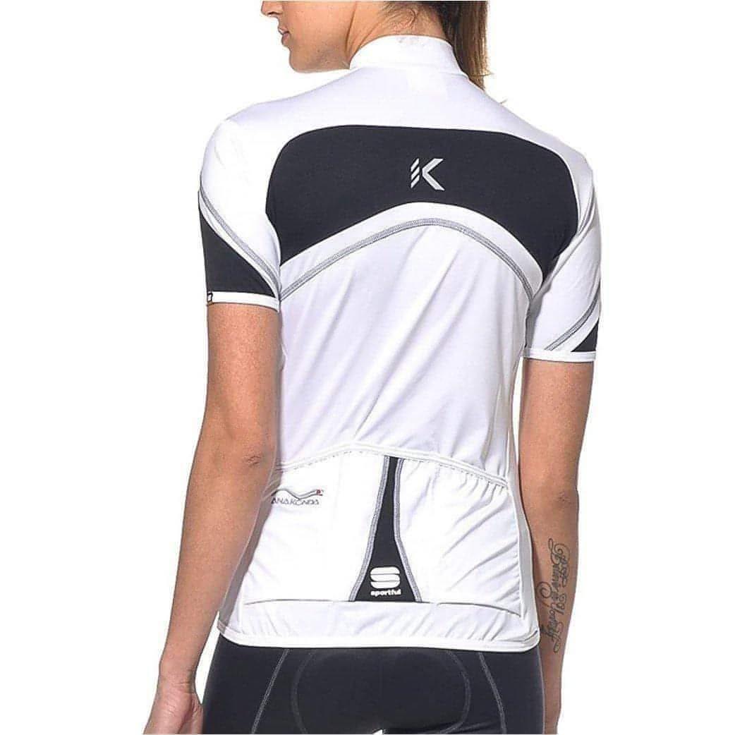 Sportful Anakonda 12 Short Sleeve Womens Cycling Jersey - White - Start Fitness