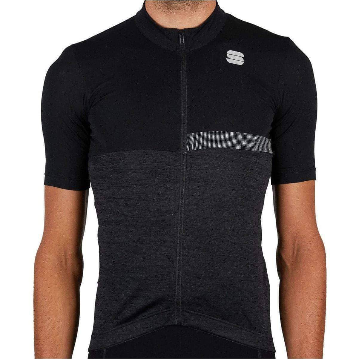 Sportful Giara Short Sleeve Mens Cycling Jersey - Black - Start Fitness