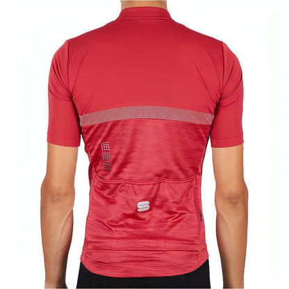 Sportful Giara Short Sleeve Mens Cycling Jersey - Red - Start Fitness