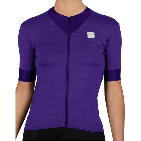 Sportful Kelly Short Sleeve Womens Cycling Top - Purple - Start Fitness