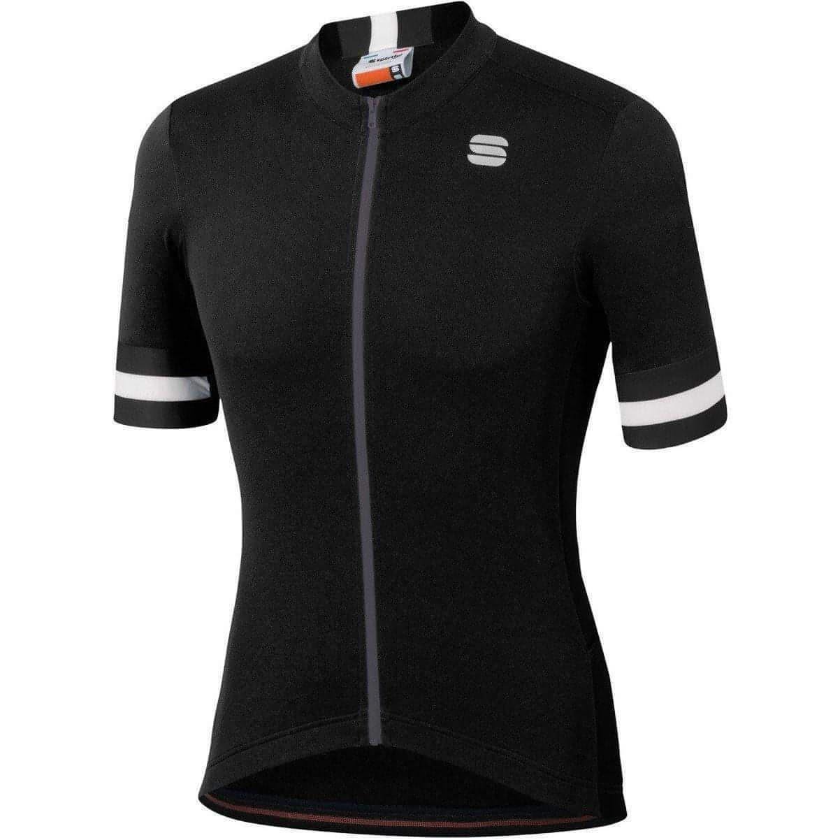 Sportful Kite Short Sleeve Mens Cycling Jersey - Black - Start Fitness
