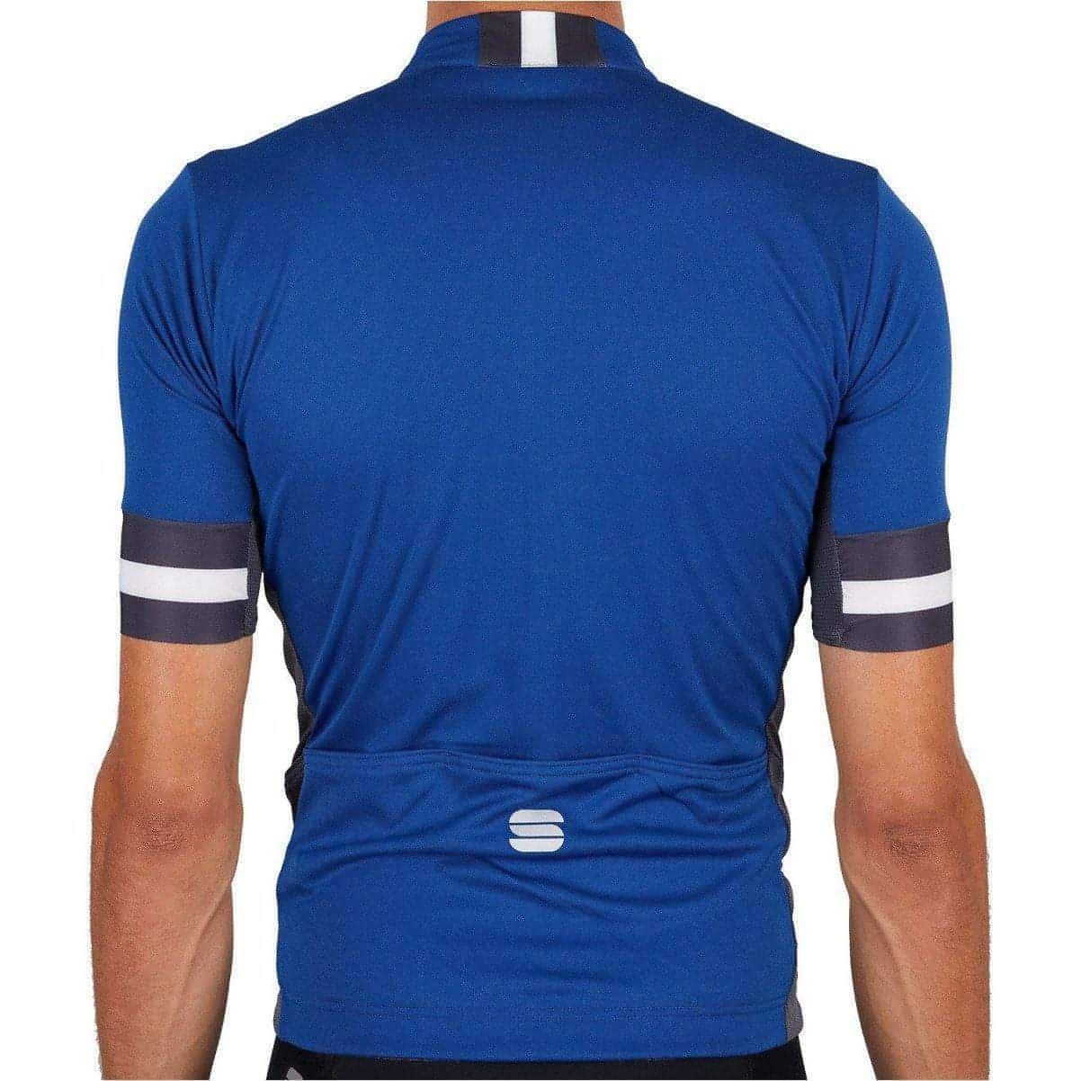 Sportful Kite Short Sleeve Mens Cycling Jersey - Blue - Start Fitness
