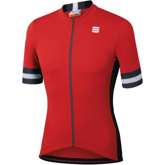 Sportful Kite Short Sleeve Mens Cycling Jersey - Red - Start Fitness