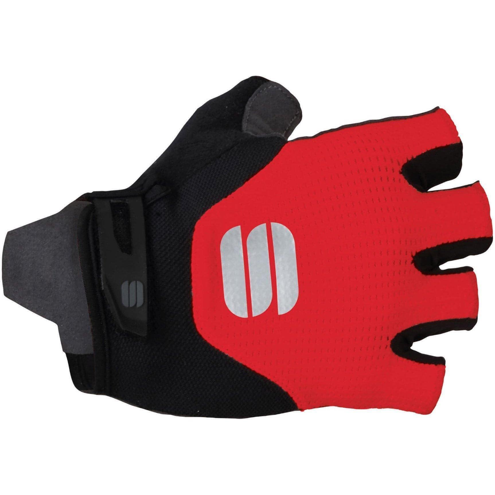 Sportful Neo Fingerless Cycling Gloves - Red - Start Fitness