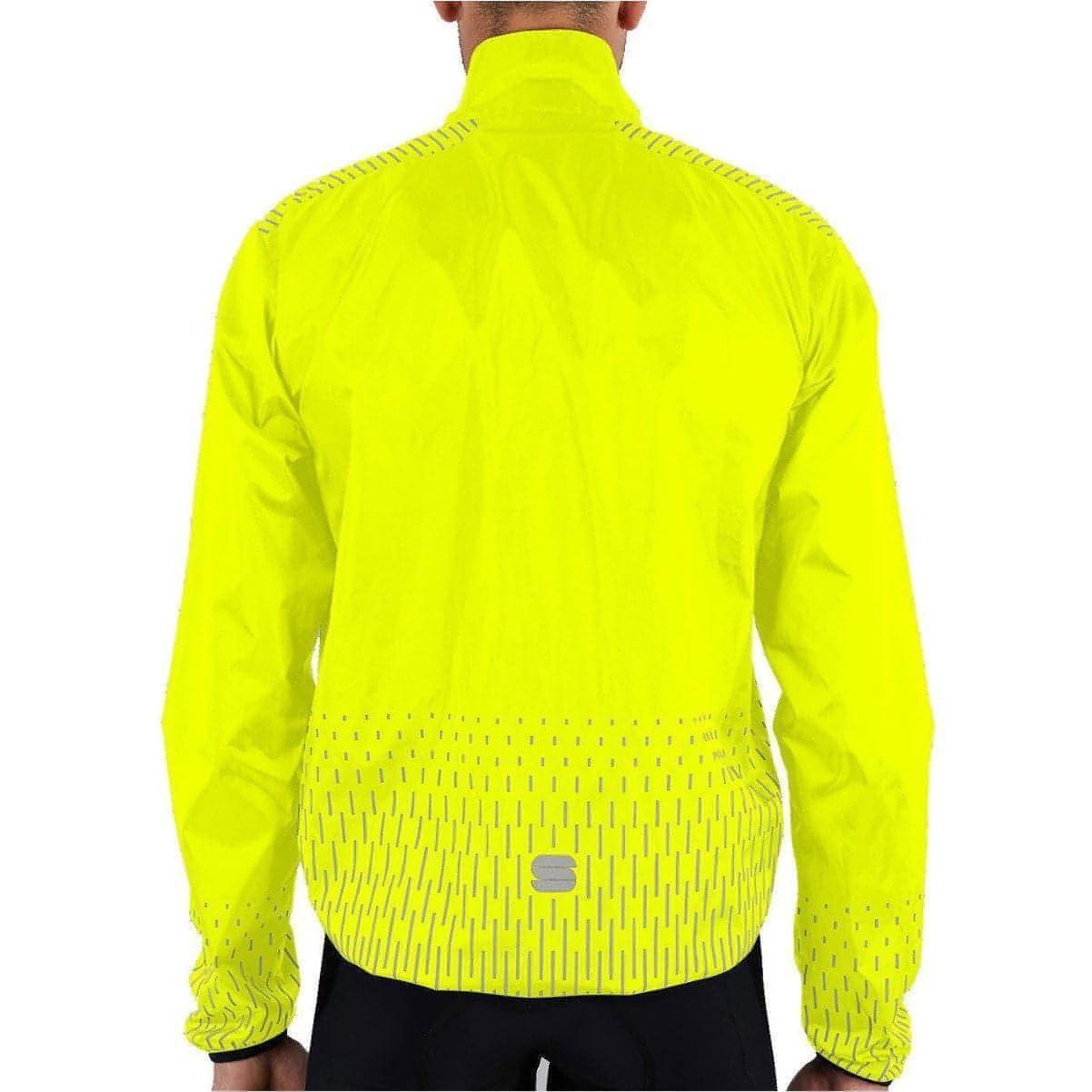Sportful Reflex Mens Cycling Jacket - Yellow - Start Fitness