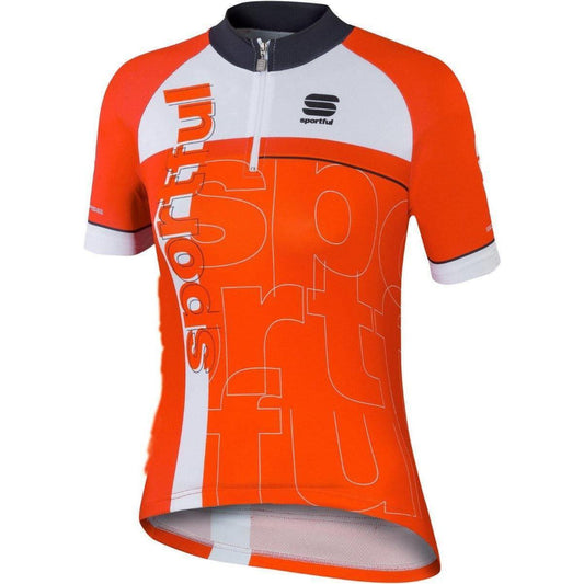 Sportful Squadra Short Sleeve Junior Cycling Jersey - Red 8055688195991 - Start Fitness