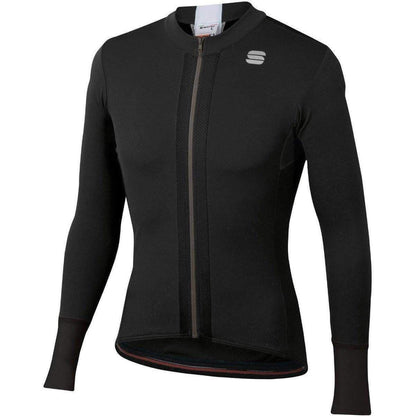 Sportful Strike Long Sleeve Mens Cycling Jersey - Black - Start Fitness