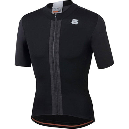 Sportful Strike Short Sleeve Mens Cycling Jersey - Black - Start Fitness