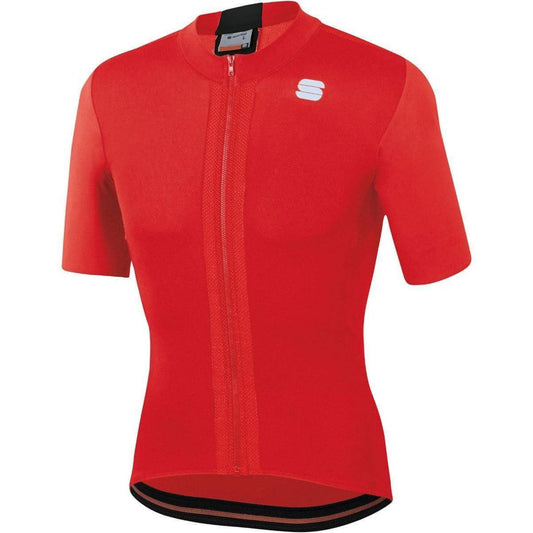 Sportful Strike Short Sleeve Mens Cycling Jersey - Red - Start Fitness