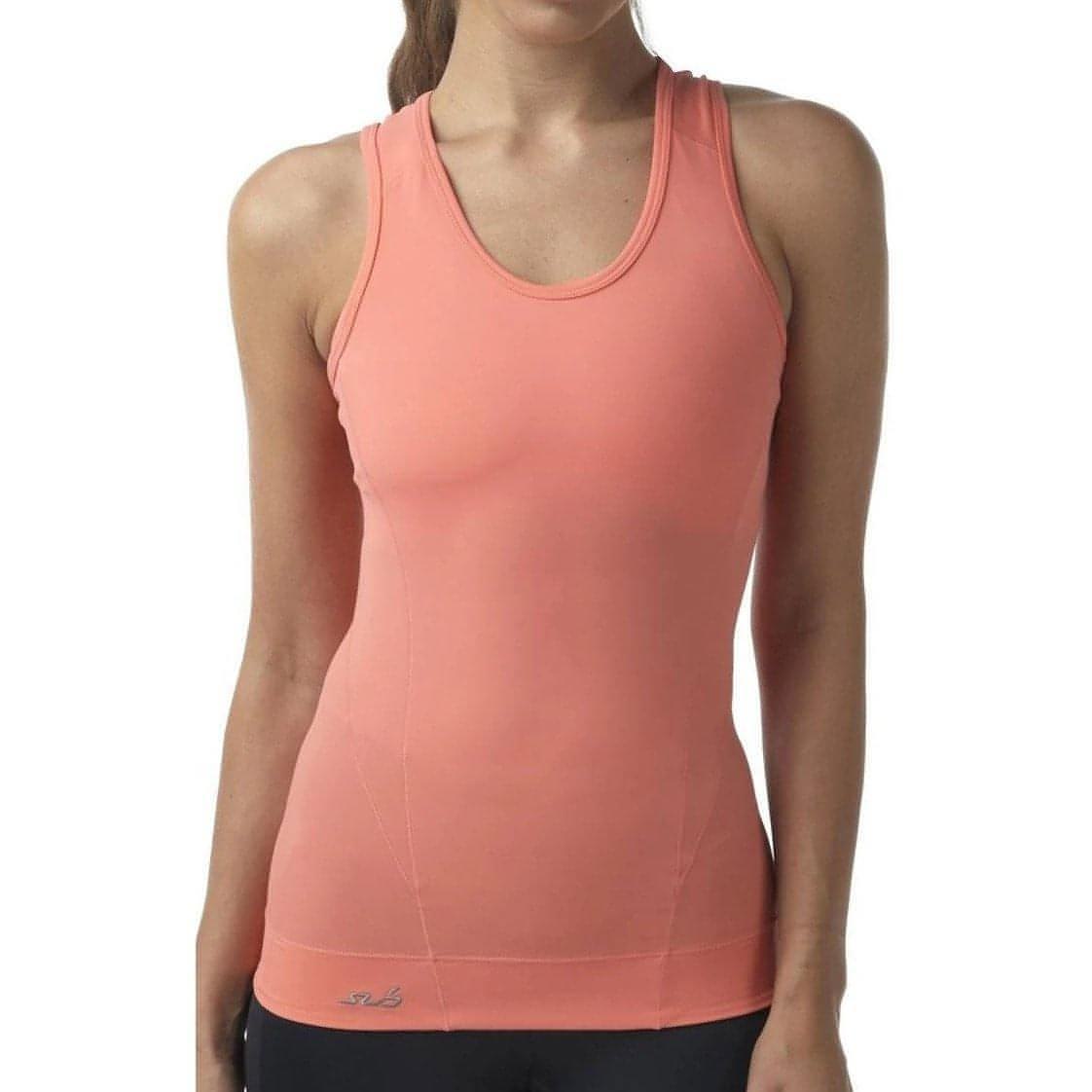 Sub Sports Dual 2.0 Womens Compression Vest Tank Top - Orange - Start Fitness