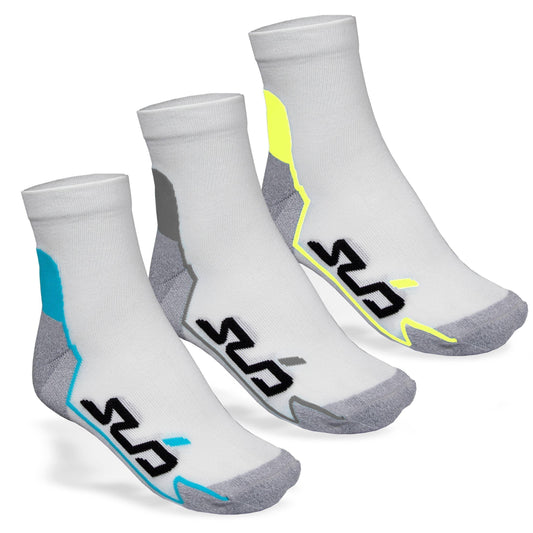 Sub Sports Dual All Season (3 Pack) Running Socks - White - Start Fitness