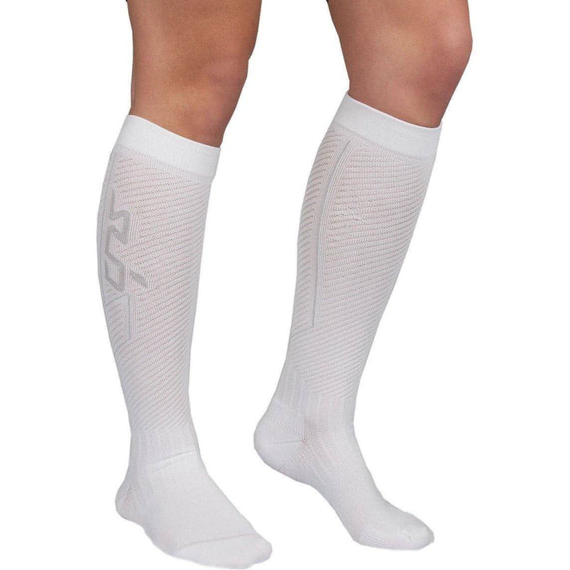 Sub Sports Elite RX Recovery Running Compression Socks - White – Start ...