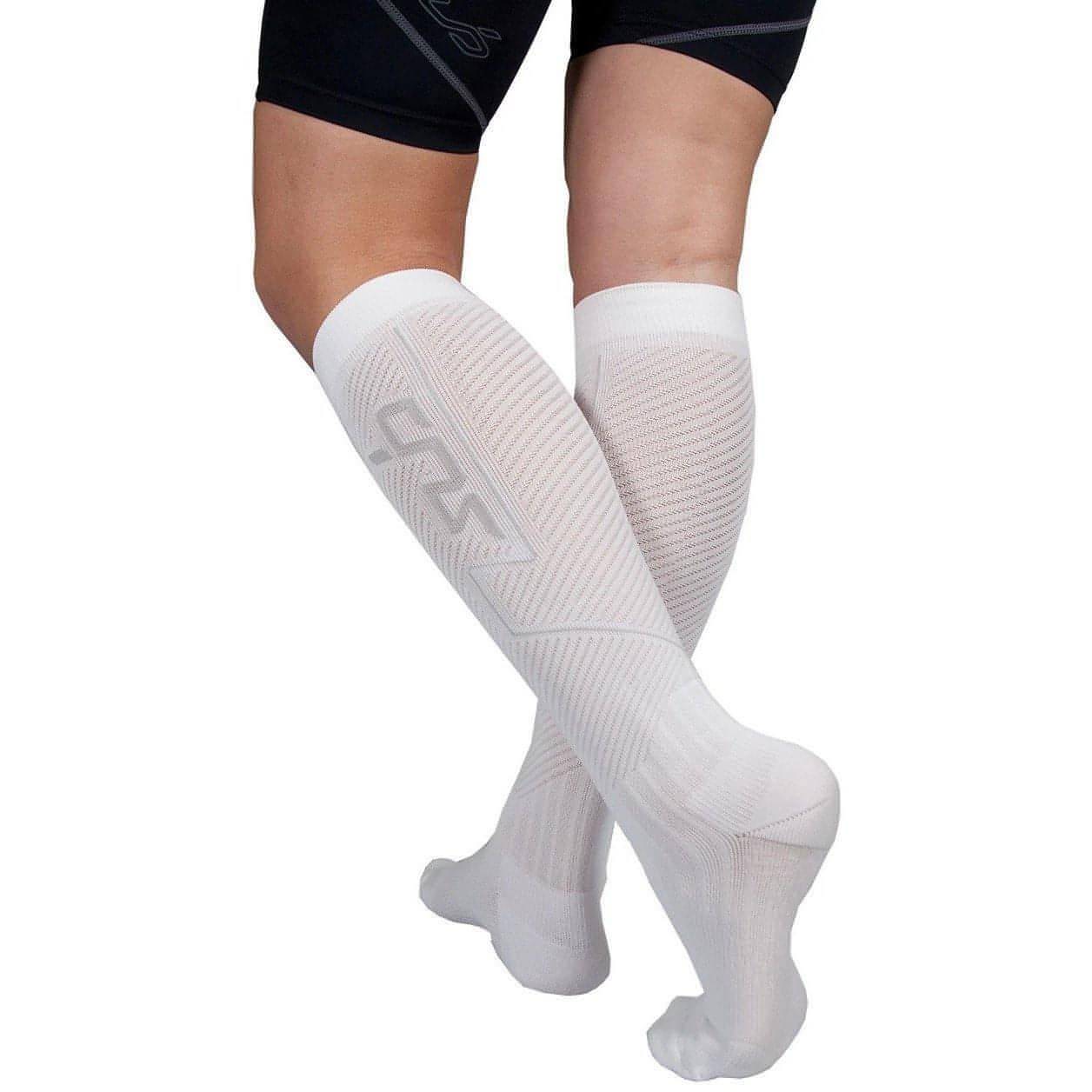 Sub Sports Elite RX Recovery Running Compression Socks - White - Start Fitness