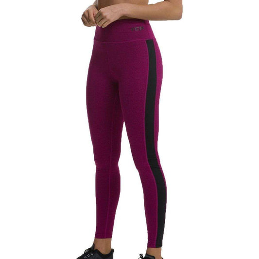 TCA Balance Womens Knit Long Running Tights - Purple - Start Fitness
