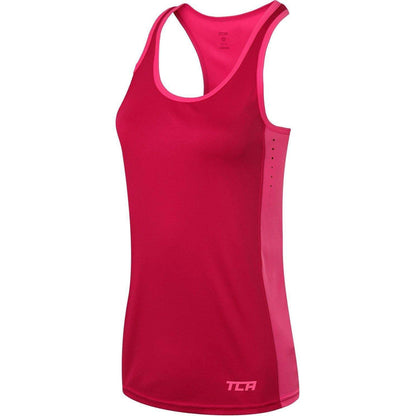 TCA Laser Tech Lightweight Womens Running Vest - Pink - Start Fitness