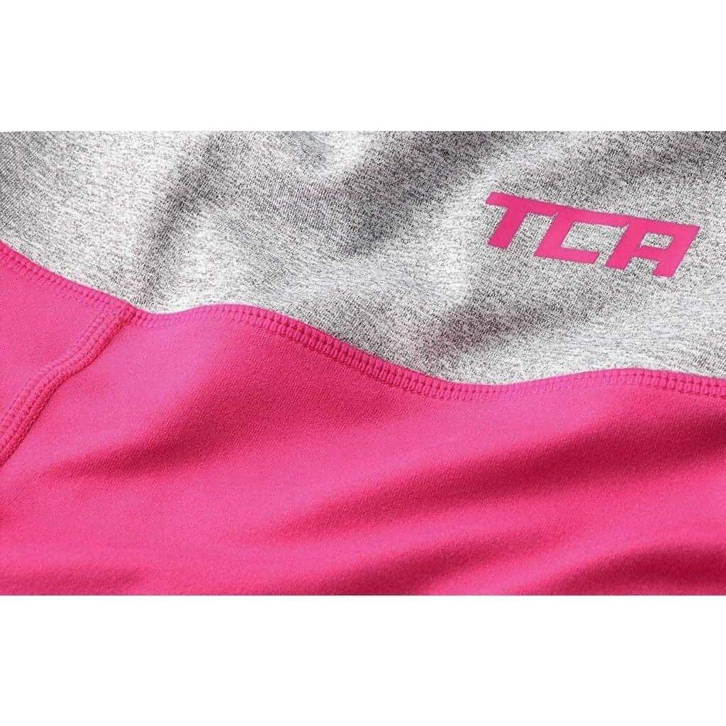 TCA Pro Performance Supreme High Waist Womens Long Running Tights - Pink - Start Fitness