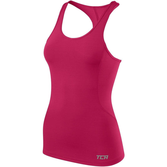 TCA Pro Performance Womens Running Vest Tank Top - Pink - Start Fitness