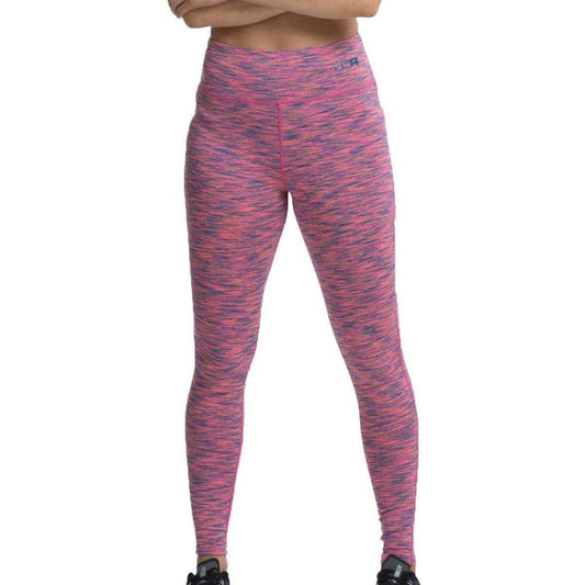 TCA SpaceKnit Premium Womens Long Training Tights - Pink - Start Fitness