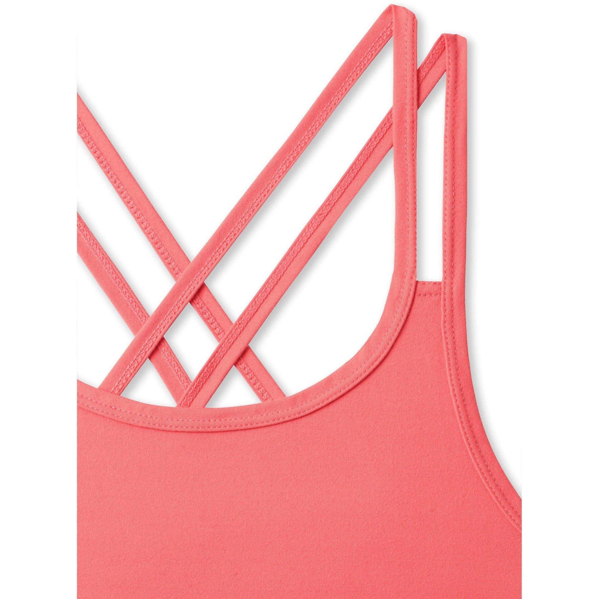TCA Strappy Womens Running Vest Tank Top - Pink - Start Fitness