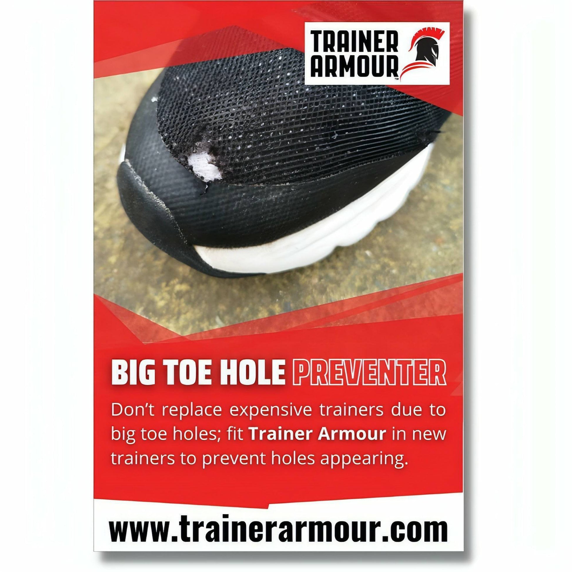 Trainer Armour Big Toe Hole Preventer Patches 745110840299 - Start Fitness