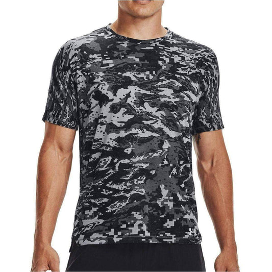 Under Armour Breeze Short Sleeve Mens Running Top - Grey - Start Fitness
