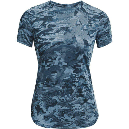 Under Armour Breeze Short Sleeve Womens Running Top - Blue - Start Fitness