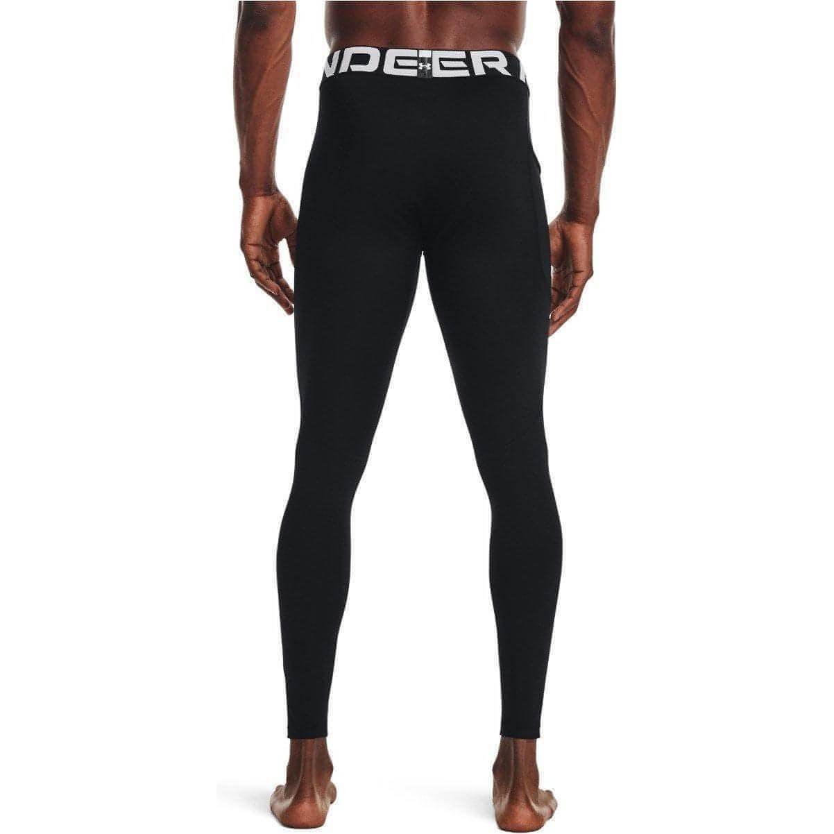 Under Armour ColdGear Mens Long Compression Tights - Black - Start Fitness