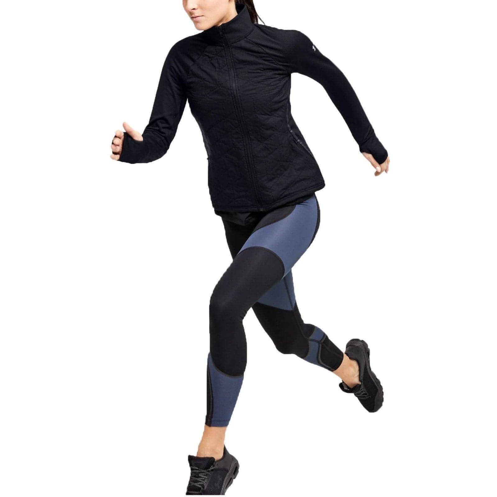 Under Armour ColdGear Reactor Insulated Womens Running Jacket - Black - Start Fitness