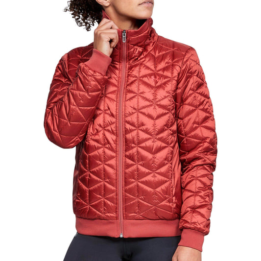 Under Armour ColdGear Reactor Performance Womens Jacket - Pink - Start Fitness