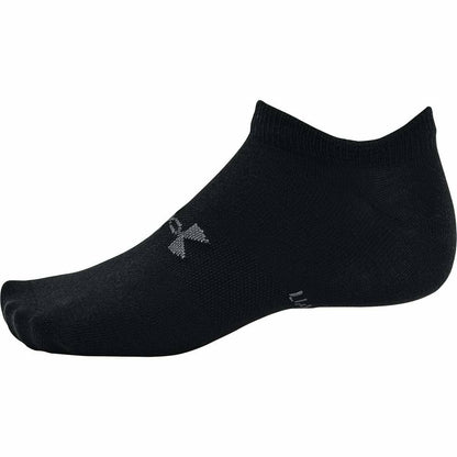 Under Armour Essential (6 Pack) Womens No Show Socks - Black 195252565510 - Start Fitness