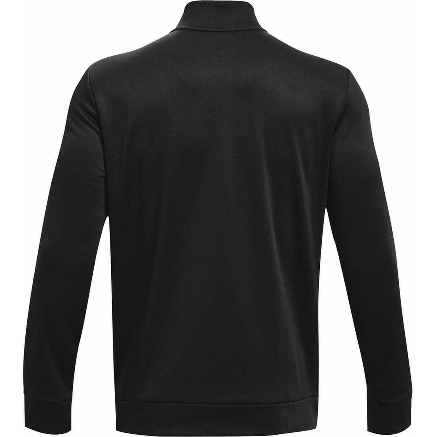 Under Armour Fleece Half Zip Long Sleeve Mens Training Top - Black - Start Fitness