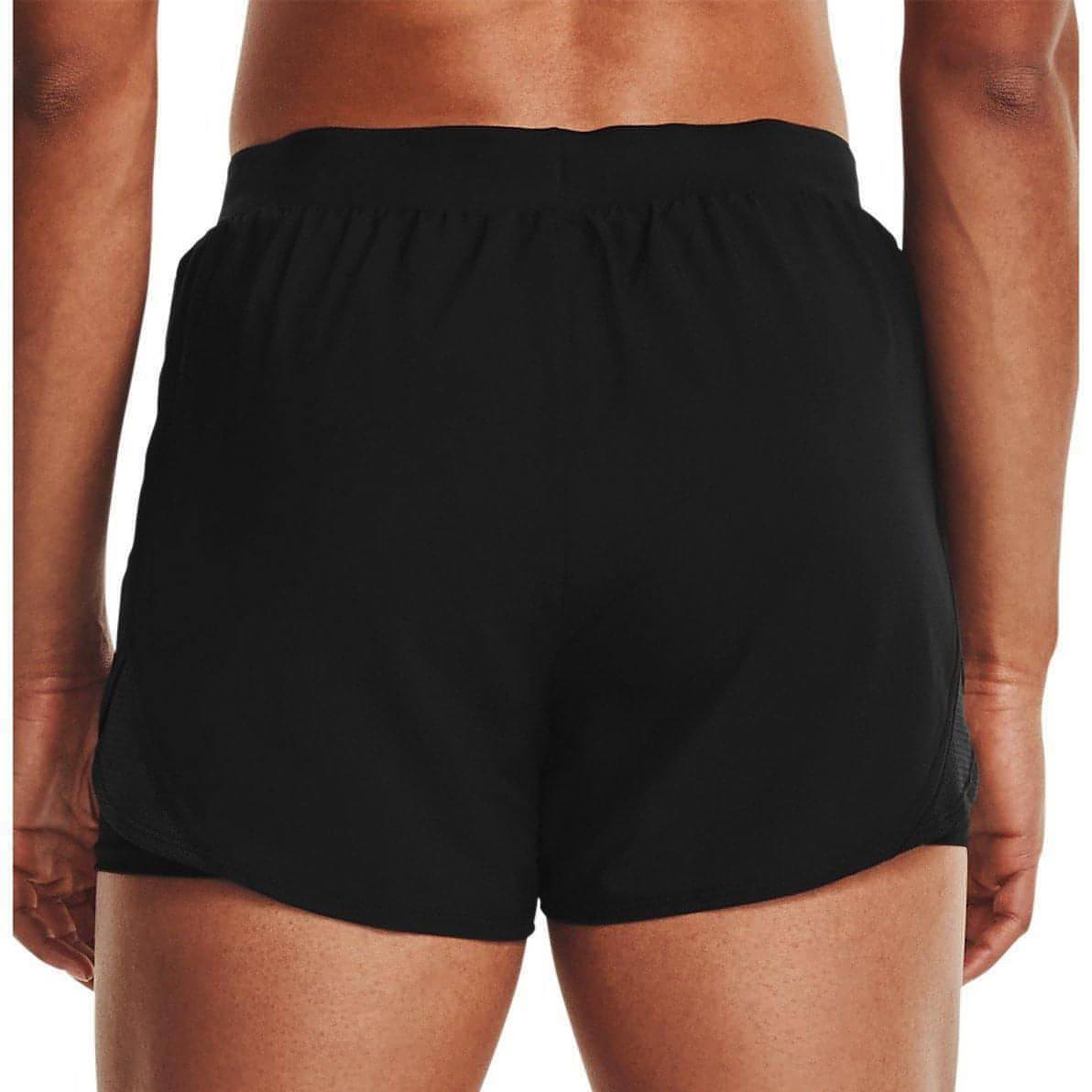 Under Armour Fly By 2.0 2 In 1 Womens Running Shorts - Black - Start Fitness