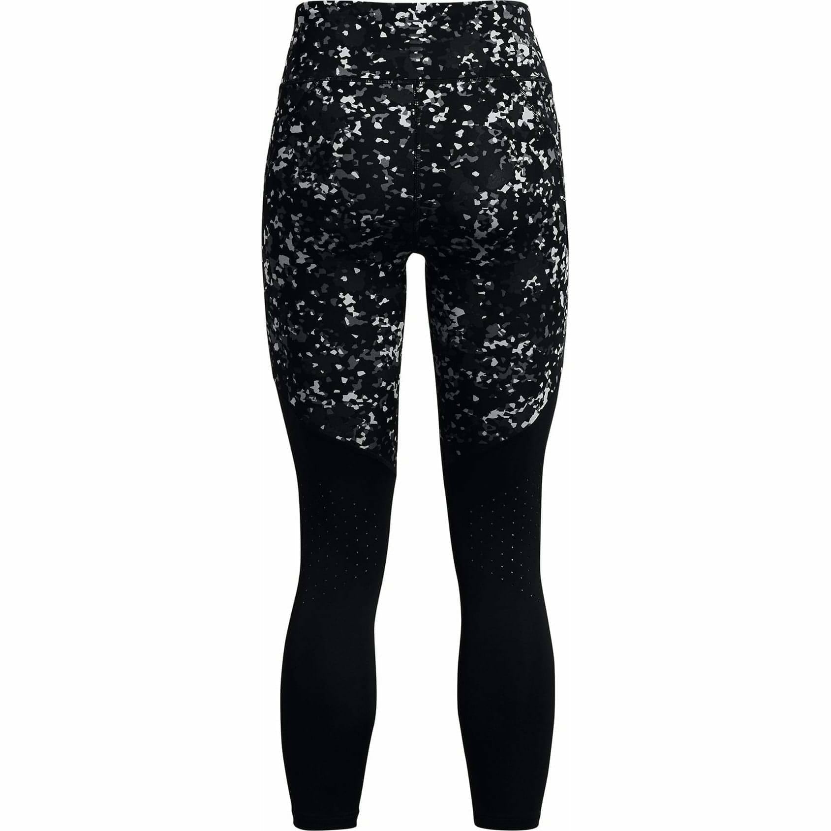 Under Armour Fly Fast 3.0 Printed Womens 7/8 Running Tights - Black - Start Fitness