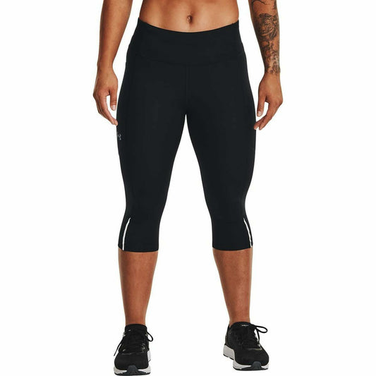 Under Armour Fly Fast 3.0 Speed 3/4 Capri Womens Running Tights - Black - Start Fitness