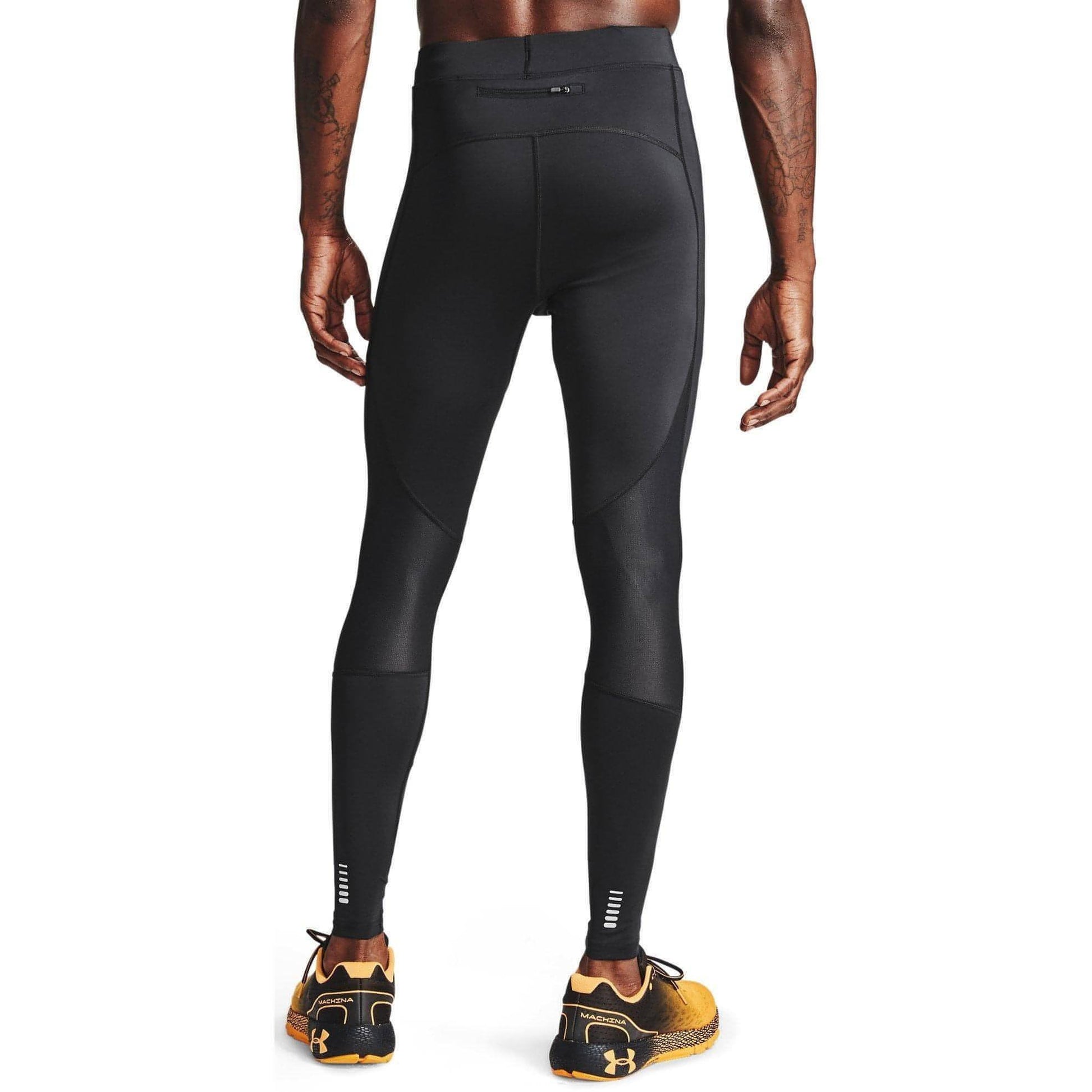 Under Armour HeatGear Compression Mens Long Running Tights - Black – Start  Fitness