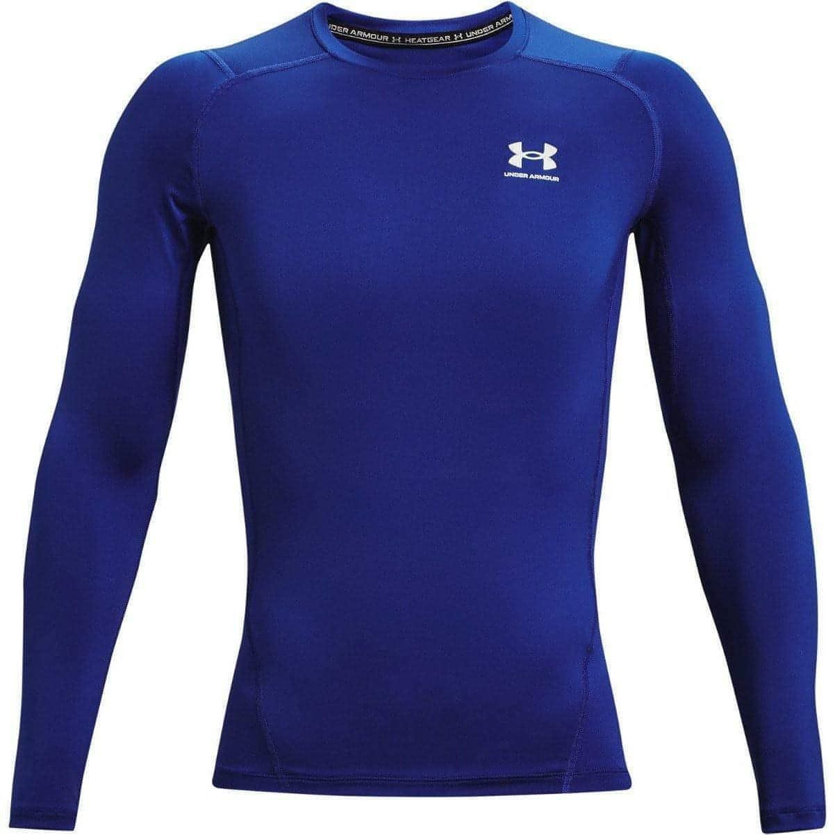 Under Armour HeatGear Armour Long Sleeve Mens Compression Top -Blue - Start Fitness