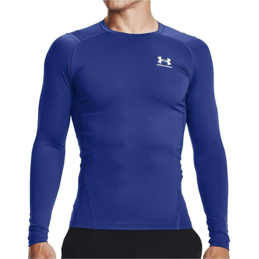 Under Armour HeatGear Armour Long Sleeve Mens Compression Top -Blue - Start Fitness