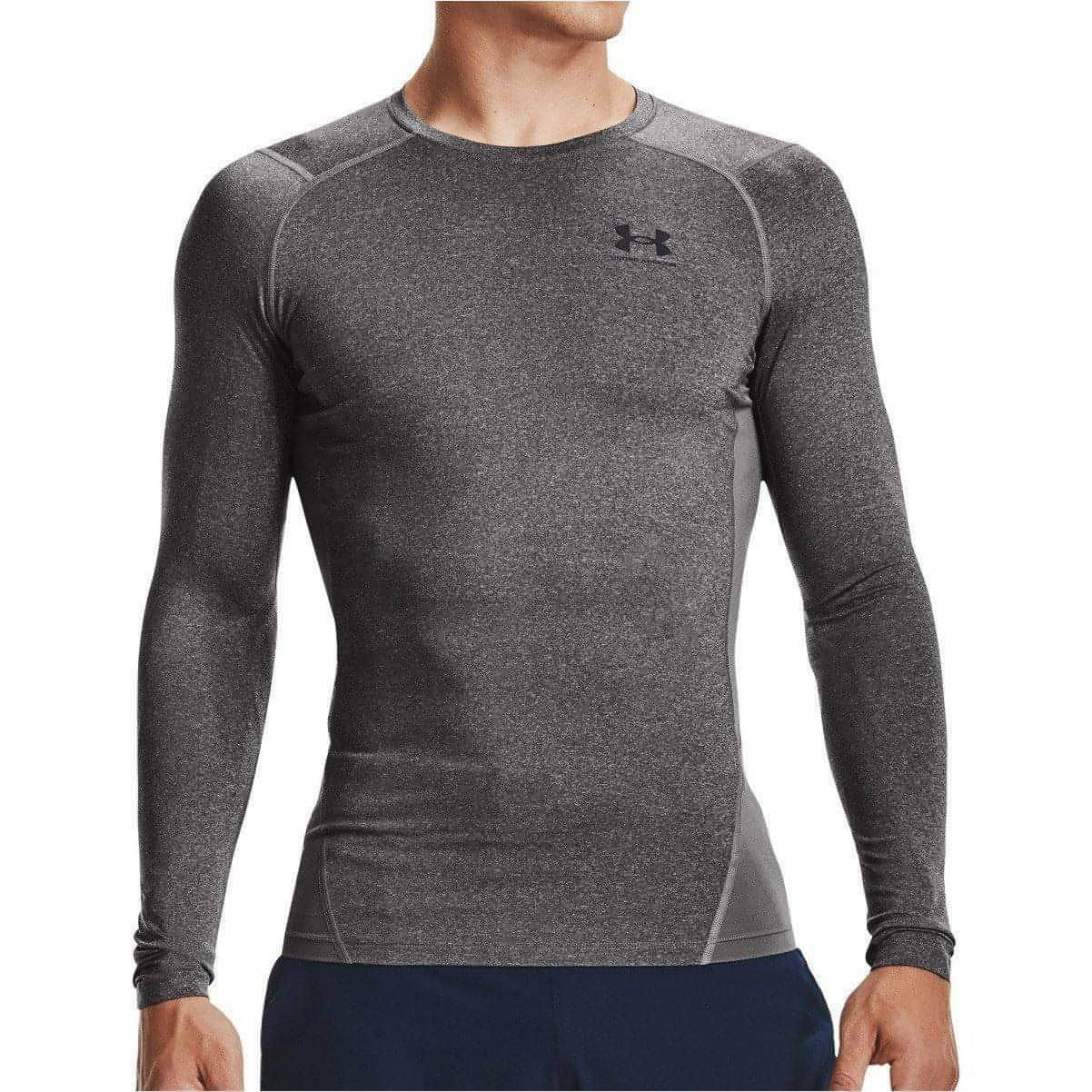 Under Armour Heatgear Armour Long Sleeve Mens Compression Top - Grey - Start Fitness