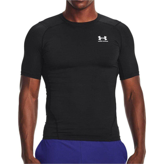Under Armour HeatGear Armour Short Sleeve Mens Compression Top - Black - Start Fitness