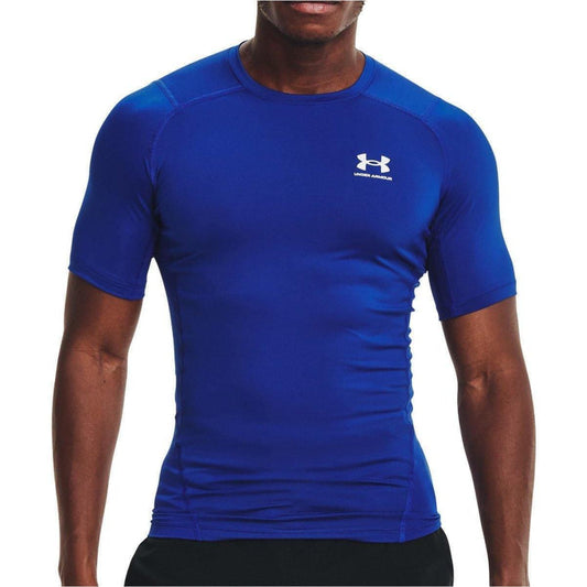 Under Armour HeatGear Armour Short Sleeve Mens Compression Top - Blue - Start Fitness