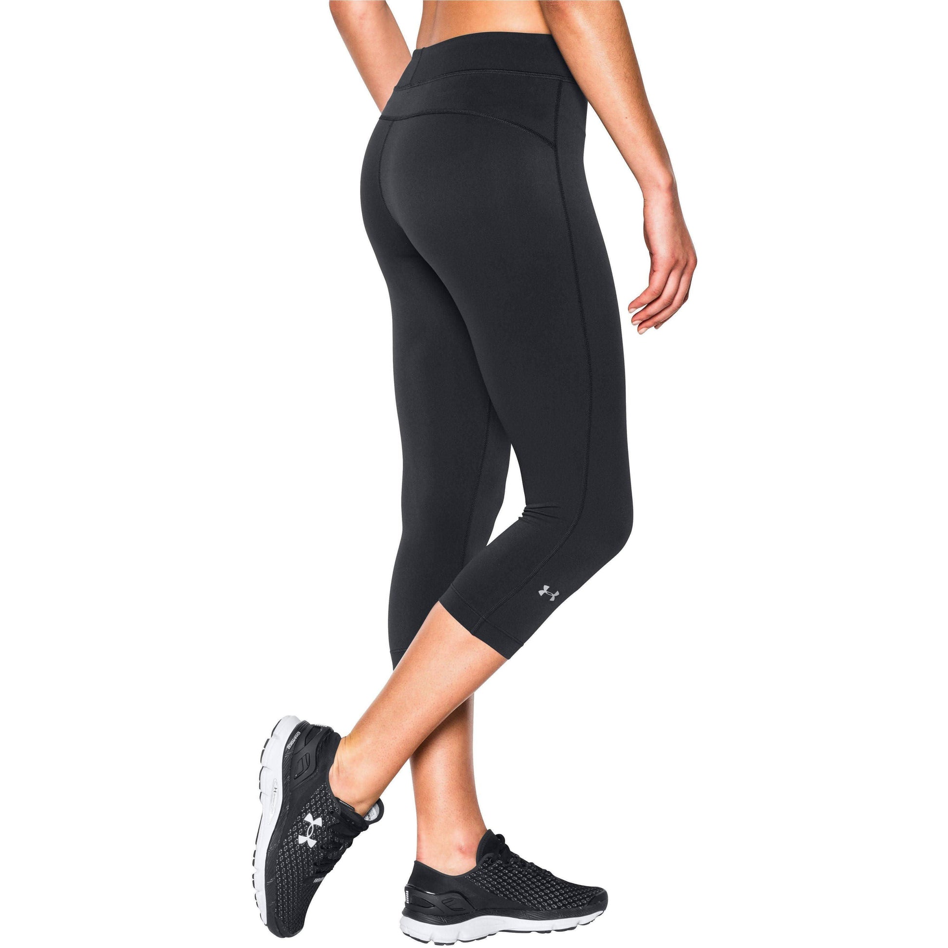 Under Armour HeatGear Womens 3/4 Capri Running Tights - Black – Start  Fitness